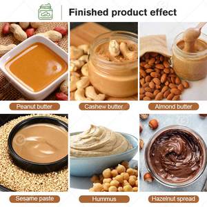 Entièrement usine moulin colloïdal beurre d'arachide ligne de production entièrement automatisée machine en acier inoxydable PLC pompe pour les noix/soja - Product Image 6