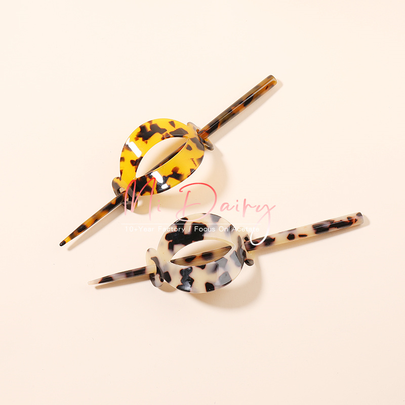 Новый дизайн, французская целлюлозная ацетатная акриловая вилка для волос Mi Dairy, зажимы, аксессуары для женщин 220202