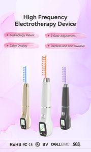 Baguette faciale portable à haute fréquence avec électrodes en verre au néon pour le traitement des taches d'acné et la réduction des rides - Product Image 2
