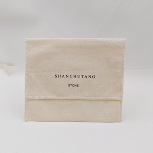 Pochette à bijoux en coton avec logo personnalisé imprimé pour parfums et bijoux, vente en gros - Product Image 6