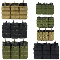 Pochette de rangement triple utilitaire pour équipement d'entraînement extérieur, accessoire Molle