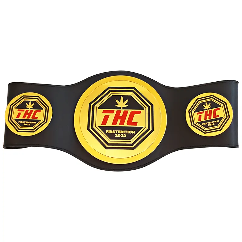 Professional Custom Teenager Sports Belts Leather Wrestling Boxing Martial Arts Championship Belts