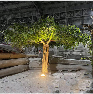Árbol <span class=keywords><strong>de</strong></span> Ficus verde grande <span class=keywords><strong>artificial</strong></span> para interiores personalizado, planta simulada, árboles banianos para hoteles, centros comerciales, <span class=keywords><strong>Navidad</strong></span>, Año Nuevo - Product Image 2