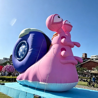 Prix de gros - Mascotte géante gonflable personnalisée en forme d'escargot - Modèle d'animal géant pour la publicité et la décoration en extérieur