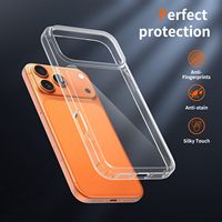 Funda Protectora Transparente de Alta Calidad Anti-Rayones y Anti-Amarillamiento para iPhone 18 17 Pro Max, con Diseño Personalizado y Embalaje