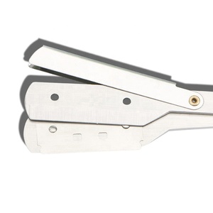Nuevas Navajas de Barbero al por Mayor, Ajustables, con Logotipo Personalizado, de Una Sola Cuchilla, Plegables, con Mango de Metal, para Afeitar Hombres - Product Image 2