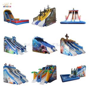 Glissière d'<span class=keywords><strong>eau</strong></span> gonflable à piste unique WINSUN <span class=keywords><strong>de</strong></span> grande taille Thrill Dropsick avec <span class=keywords><strong>tapis</strong></span> <span class=keywords><strong>de</strong></span> glissement pour adultes et enfants - Product Image 4