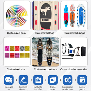 Sportif Tarz Şişme <span class=keywords><strong>Stand</strong></span> Up Paddle Board Açık Hava Macerası Taşınabilir Ekipman Aile Eğlencesi Yaz Su Oyunları Doğrudan Üretici Satışları - Product Image 6