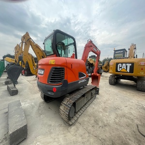Excavatrice Doosan DX60-9 d'occasion en excellent état de fonctionnement avec moteur Yanmar, engrenages et composants de roulement - Product Image 6
