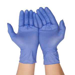 Stock usine Bleu Noir clair Pas Cher Personnalisé Nitrile PVC Gants Poudre libre Examen Jetable Propre Latex Vinyle Gants pour Ongles - Product Image 4