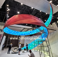 Pantalla LED Flexible para Interiores X,X OEM Personalizada, Pantalla LED Curva Suave para Publicidad Interior Especializada