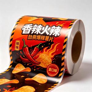 Film d'emballage alimentaire pour chips épicées, rouleau brillant opaque en CPP, imprimé flexographique résistant à la graisse pour les snacks - Product Image 5