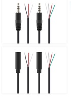 Expédition rapide Dc 5521 2.1mm 5.1mm Dc mâle Jack connecteur de prise pour ouvrir le câble de cordon de charge d'alimentation