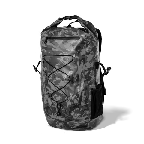 IPX6 Grade Waterproof Recycled Dry Bag 500D Tarpaulin PVC Outdoor Black Camouflage Camping Waterproof Bag Backpack