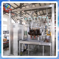Abattoir de volaille 1000 poulets par heure équipement de boucher ligne de production d'abattage de volaille