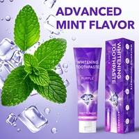 Vente en gros d'échantillon gratuit de dentifrice à la menthe sans fluorure avec logo personnalisé à bas prix