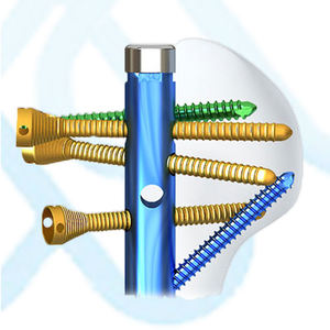 Geasure <span class=keywords><strong>Ortopedia</strong></span> 5,5 Tornillos de pedículo espinal poliaxial de titanio Implante espinal ortopédico Uso hospitalario Materiales de intervención - Product Image 4
