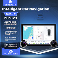 Écran de navigation Bluetooth universel DUDUAUTO modifié DUDU7 à double bouton, 10,36 pouces, 11,5 pouces, avec Carplay et caméra de recul