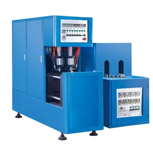 Venda quente Máquina sopradora de garrafas plásticas PET semiautomática de aço inoxidável para plantas de fabricação