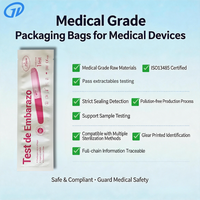 Sachet d'emballage en aluminium de qualité médicale pour réactifs, barrière anti-humidité, commande en gros pour fabricants de tests antigéniques PCR