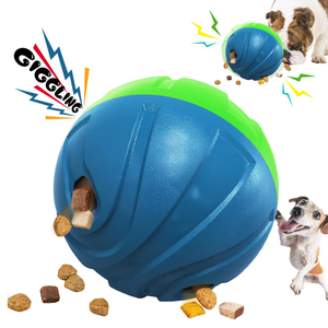 Dispenser cibo interattivo per animali domestici Slow <span class=keywords><strong>Treat</strong></span> nuovo design di educazione vocale slow leak <span class=keywords><strong>dog</strong></span> <span class=keywords><strong>toy</strong></span> ball ball - Product Image 4