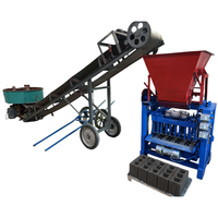 Ligne de production multifonctionnelle semi-automatique de briques creuses simples Machine à blocs de béton africaine populaire