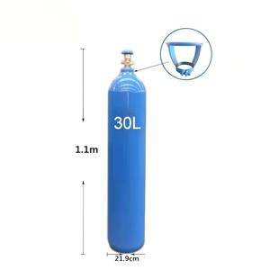 Bombola di <span class=keywords><strong>Gas</strong></span> in Acciaio WMII-229-<span class=keywords><strong>30</strong></span>-20A da <span class=keywords><strong>30</strong></span> Litri ad Alta Pressione 30CrMo per Uso Industriale e Medico - Product Image 1