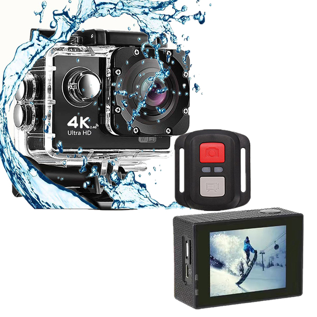 CJ086 Sports Camera 4K Wifi Action Camera Sport Dv Action Camera With External Mic 4K HD Action Cam