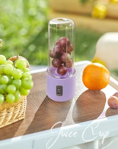 Mixeur portable sans fil USB, lames en acier inoxydable, boîtier en plastique, mini-blender pour smoothies 450 ml, pour la maison, le dortoir et l'extérieur - Product Image 4