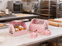 Conception Personnalisée de Boîte à Gâteau Pliable avec Impression de Qualité Alimentaire Eco Friend avec Logo Alimentaire Biscuit Pain Pâtisserie Donut Macaron Boîte d'Emballage en Papier