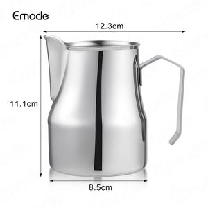 Accesorios para Café, Espumador de Leche de Acero Inoxidable con Superficie Pulida, Taza para Café Espresso y <span class=keywords><strong>Latte</strong></span>, Jarra para Leche de Café, Barista - Product Image 2