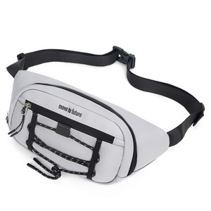 OEM Customize Waterproof Nylon Sport Waist Bag Unisex Quality Carry on <b>Purse</b> <b>Small</b> Funny Pack Bag Drawstring Belt Bag with Logo - Product Image 2