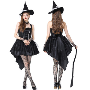Wicked Witch Unisex disfraz de Halloween <span class=keywords><strong>Sexy</strong></span> Halloween Cosplay trajes <span class=keywords><strong>vestido</strong></span> de Halloween con accesorios - Product Image 2