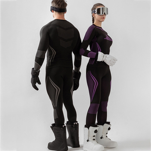 Offre Spéciale hiver professionnel sans couture <span class=keywords><strong>Ski</strong></span> porter séchage rapide serré course équitation patinage en plein air <span class=keywords><strong>Ski</strong></span> Snowsuit <span class=keywords><strong>pour</strong></span> hommes femmes - Product Image 4