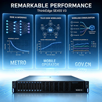 Serveur Rack 2U OEM ThinkEdge SE455 V3 AMD EPYC 8024PN 8 Cœurs 6x GPU pour Inferencing IA Edge, TELCO, NEBS et Consolidation de Charges de Travail