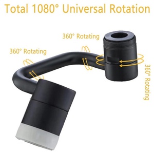 1080°Rotatable Faucet Aerator Extension <b>U</b> Shape Faucet Extender 2 Modes Adjustable Faucet Extender - Product Image 2