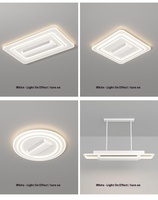 Luz de Ventilador de Techo LED Empotrado Inteligente con Control Remoto, de Diseño Moderno y Lujoso para Decorar Habitaciones u Hoteles