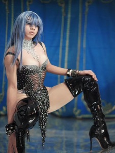 NOVANCE Y1538 Mini robe moulante noire sans manches avec strass tenues de <span class=keywords><strong>danseuse</strong></span> body exotique pour femmes dos nu <span class=keywords><strong>col</strong></span> haut - Product Image 2