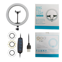 Anneau Lumineux LED RGB en Forme de Cœur de 6, 8, 10, 11, 12, 13, 14, 16, 18, 21 Pouces, Lampe de Maquillage Selfie avec Trépied