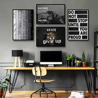7 règles de vie : citation inspirante, affiche sur toile, lettres noires inspirantes, décor mural pour la maison et le bureau, design Art Déco