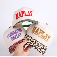 Casquettes de sport personnalisées en gros avec logo, strass, 5 panneaux, brodées, en daim, pour l'extérieur