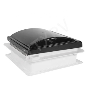 TYTXRV 14 ''12V Camper 420mm <span class=keywords><strong>Silencieux</strong></span> Réduction Du Bruit Avec Poussière Insecte Net <span class=keywords><strong>Ventilateur</strong></span> D'échappement RV Caravan Trailer Motorhome Toit Vent Fan - Product Image 4