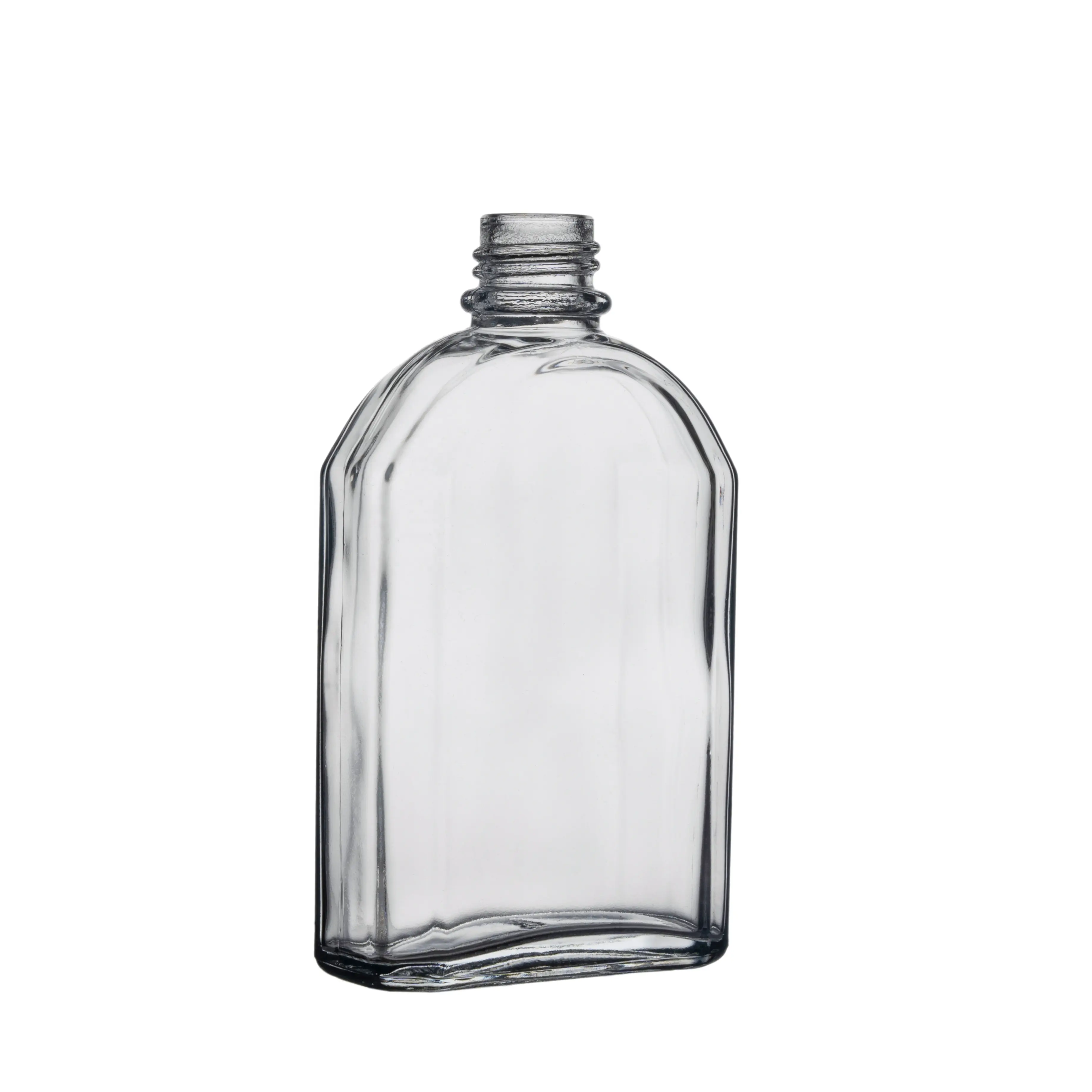ברלין אריזה מכירה לוהטת ברור ריק זכוכית בקבוקון רוחות ויסקי יין מים בקבוק 200ml קר לחלוט קפה זכוכית בקבוק
