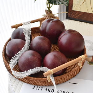 Modelo de Fruta Artificial de Ciruela Negra de Plástico Ecológico para Decoración de Halloween, Navidad, Acción de Gracias y Fotografía - Product Image 3
