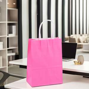 Bolsas de Papel Kraft Grandes para Compras, Impresas Personalizadas con Asa, al por Mayor, con su Propio Logotipo - Product Image 3