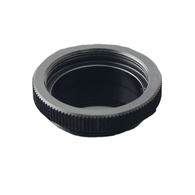 C to CS Mount 5mm Lens Adapter Ring Silver and Black