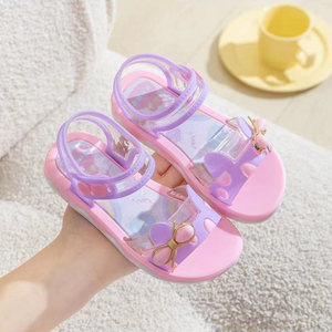 Sandales d'été en gros pour filles, sandales de princesse à semelle souple pour tout-petits et enfants - Product Image 3