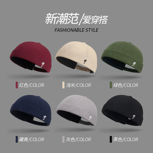 Gray Melon <b>Hat</b> For <b>Men</b> And Women Breathable <b>Sun</b> Protection Four Seasons Wearable Landlord <b>Hat</b> Poplin Fabric - Product Image 4