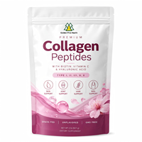 Poudre de peptides de collagène marin végétal en vrac, de qualité alimentaire, certifiée Halal, pour adultes, pour l'éclat de la peau et la beauté (OEM)