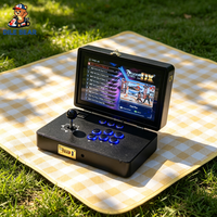 Console d'arcade rétro portable Pandora Box Saga DX2, machine de combat avec écran LCD HD et joystick professionnel